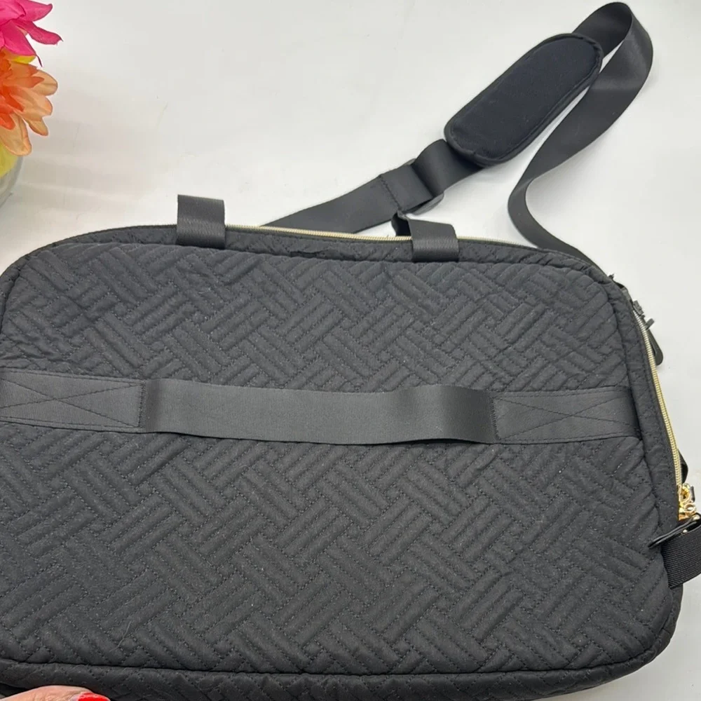 Bagsmart Black Quilted Computer Bag TOT7893B